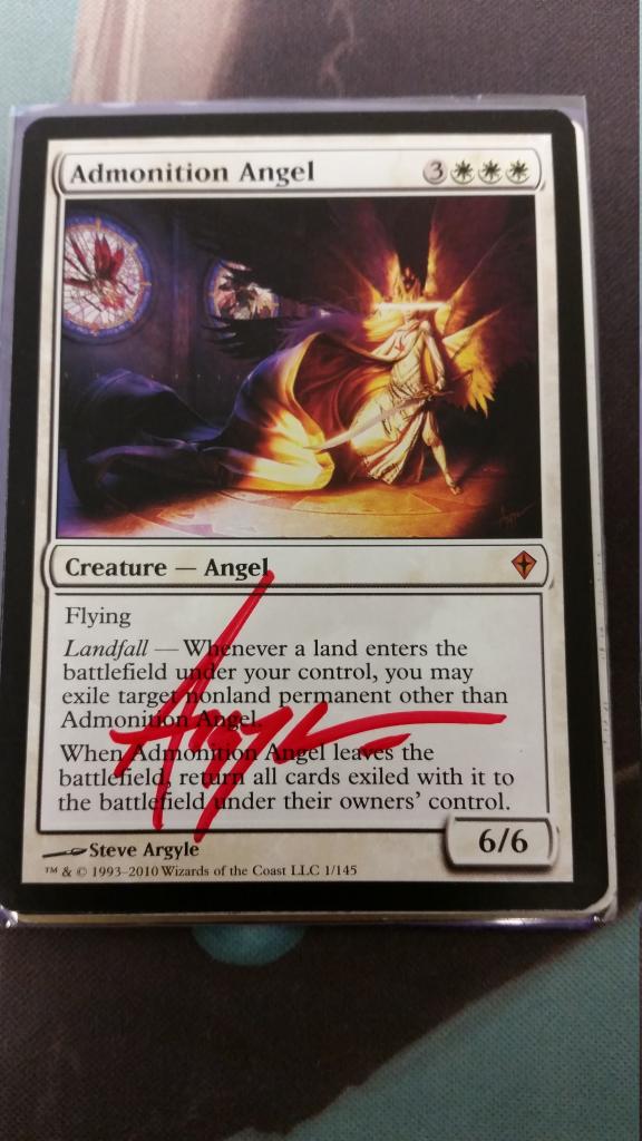 Admonition Angel - Signed
